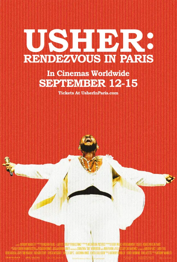 USHER: RENDEZVOUS IN PARIS,  la película concierto llegará a los cines